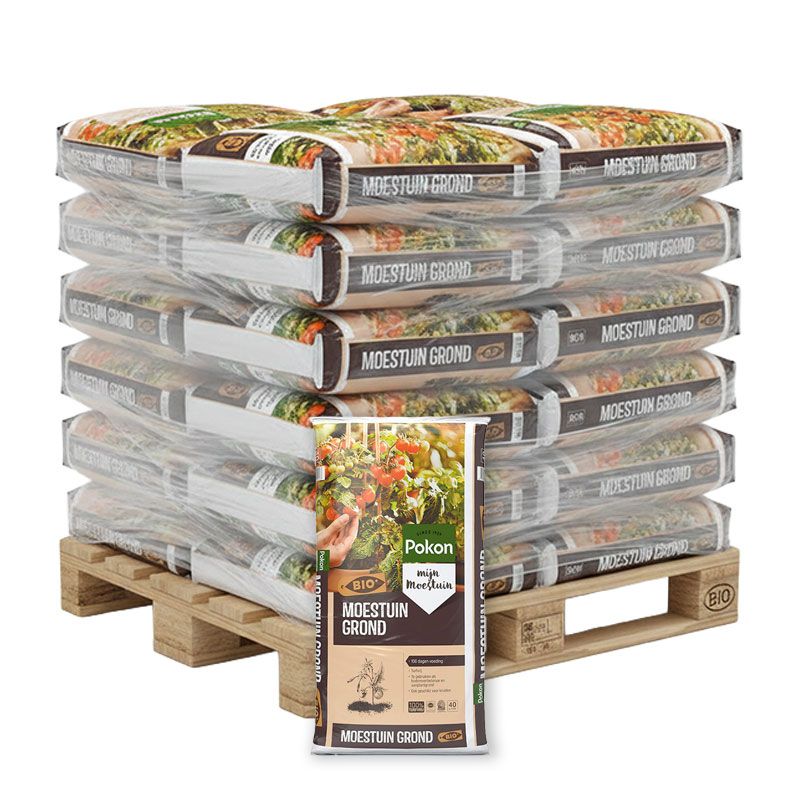Pokon Bio Moestuin Grond 40L | MPS RHP | 100 dagen biologisch
