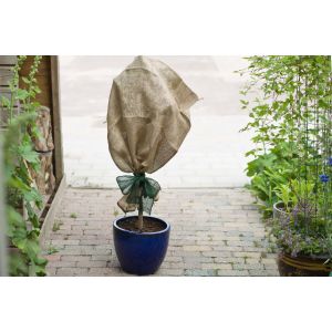 Juteband groen 10cmx25m 220 g/m² Vooraanzicht