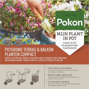 Pokon Potgrond Terras & Balkon Planten voorkant Compact 
