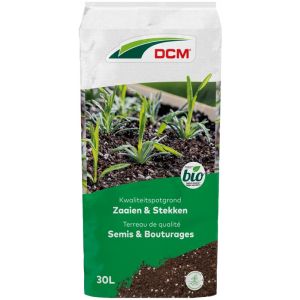 DCM Bio Potgrond Zaaien & Stekken 30L Vooraanzicht