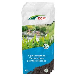 66 x 20L DCM Bio Vijverpotgrond Vooraanzicht