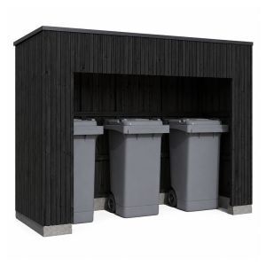 Douglas containerberging Brooklyn zwart gespoten 219 x 99 x 174 cm