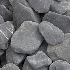 Flat pebbles zwart 15-30 mm Droog