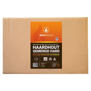 Giant Flames haardhout gemengd hard (FSC) Vooraanzicht