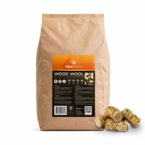 Giant Flames aanmaakwol zak ca. 165 stuks (2kg)