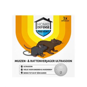 HD Muizen- en Rattenverjager Ultrasoon 60m2 Vooraanzicht