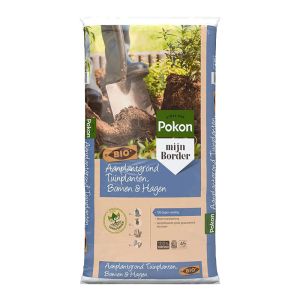 Pokon Bio MPS Turfvrij Aanplantgrond Tuinplanten, Bomen & Hagen 45 liter