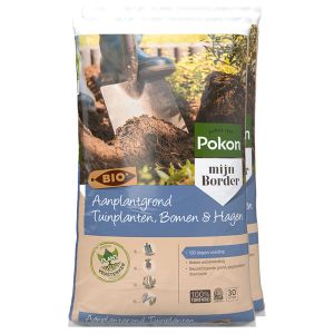 30 x 30L Pokon Bio MPS Aanplantgrond Tuinplanten, Bomen & Hagen Vooraanzicht