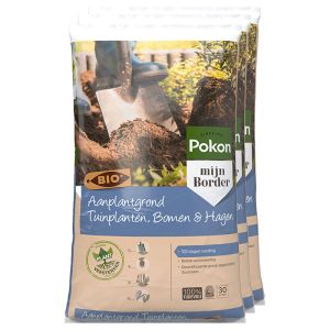 75 x 30L Pokon Bio MPS Aanplantgrond Tuinplanten, Bomen & Hagen Vooraanzicht