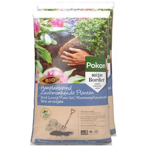 30 x 30L Pokon Bio aanplantgrond voor zuurminnende planten Vooraanzicht