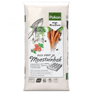 Pokon Bio MPS RHP Mix voor je Moestuinbak 45L voorkant