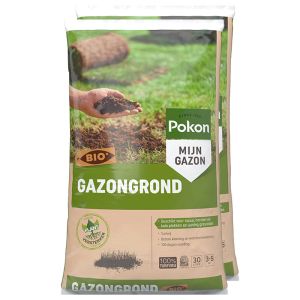 30 x 30L Pokon Bio MPS Gazongrond Vooraanzicht
