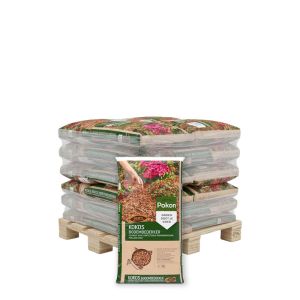 Halve pallet Pokon Kokos Bodembedekker 20 zakken x 50L (1000L)  