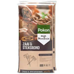 60 x 20L Pokon Bio MPS RHP Zaai & Stekgrond Vooraanzicht