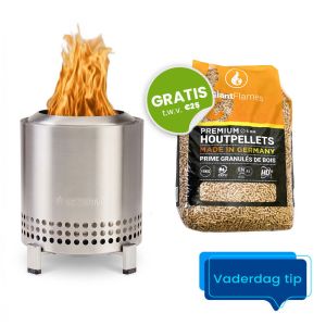 Solo Stove Mesa XL stainless steel + gratis houtpellets t.w.v. €25        
