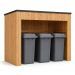 Containerberging Durbin Red Class Wood 214 x 95 x 170 cm