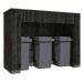 Douglas containerberging Brooklyn zwart gespoten 219 x 99 x 174 cm