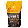 20 x 10 kg Giant Flames FSC Europese mix restaurant houtskool Vooraanzicht