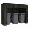 Douglas containerberging Brooklyn zwart gespoten 219 x 99 x 174 cm