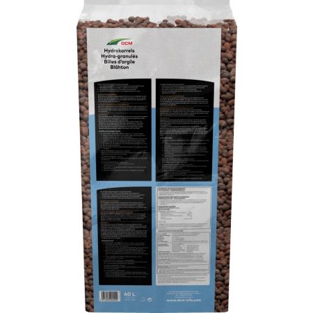 DCM Bio Hydrokorrels 40L Achterzijde