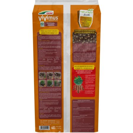 54 x 40L DCM Bio Vivimus® Universeel Achterzijde