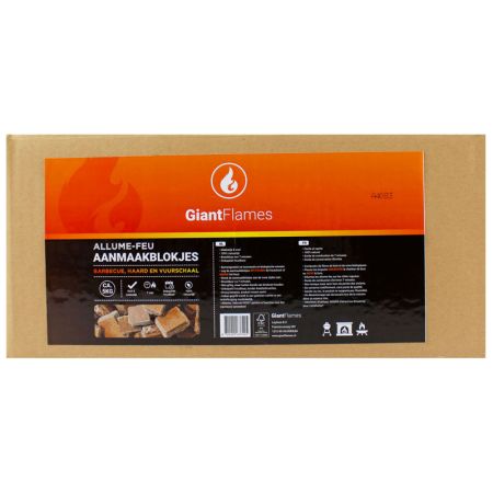 Giant Flames aanmaakblokjes doos 950 stuks (5kg) main product photo