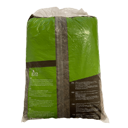 Achterkant DecoChips Houtsnippers Brown