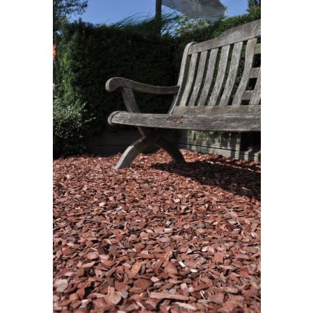 Tuin met DecoChips Houtsnippers Brown 35L
