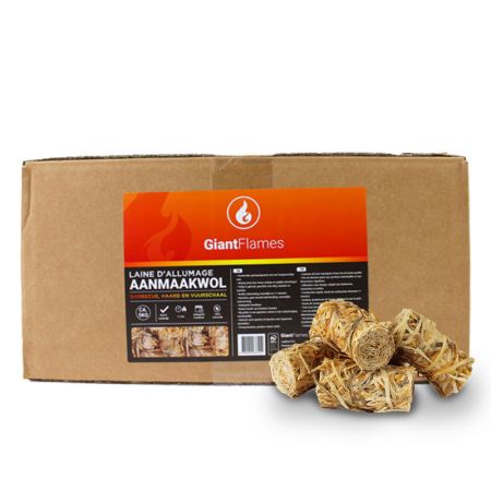 Giant Flames aanmaakwol doos ca. 500 stuks (5kg)  main product photo