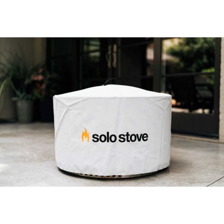 Solo Stove Yukon beschermhoes wit Sfeerfoto 1