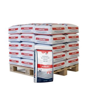 Pallet Poolsel zwembadzout 40 zakken x 25kg (1000kg)
