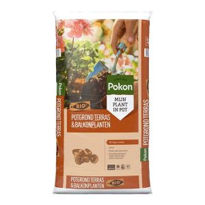 Pokon Bio Turfvrij Terras & Balkon Planten Potgrond 40 liter