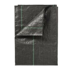 Worteldoek zwart 1,34x1,34m 100 g/m&sup2;
