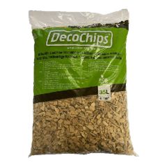 DecoChips Houtsnippers Naturel 20-40mm zak 35L