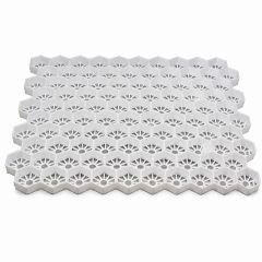 EasyGravel 3xl wit grindplaten 91x65x3,5cm
