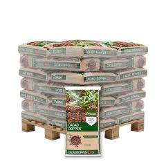 Pallet Pokon Cacaodoppen 45 zakken x 40L (1800L) 
