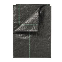 Gronddoek zwart 1x10m 100 g/m² 