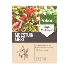 Pokon Bio Moestuin Mest 1kg voorkant