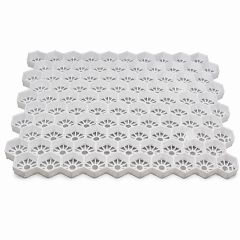 EasyGravel 3xl wit grindplaten 91x65x3,5cm