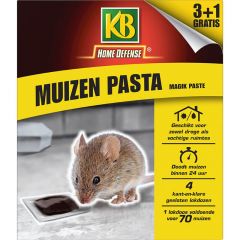 KB Muizen Pasta Alfachloralose Kant-en-Klare Lokdoos 4st 'Magik Paste' voorkant