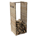 Haardmand Rotan Grijs 42x36h100cm