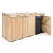Containerberging vuren groen geïmpregneerd Triple B213 x D80 x H116,5 cm