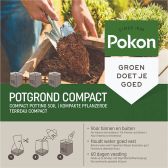 Pokon potgrond (kokos) compact Voorkant