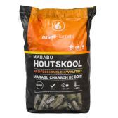 Giant Flames Marabu houtskool 10 kg Vooraanzicht Giant Flames Marabu houtskool 10 kg Vooraanzicht