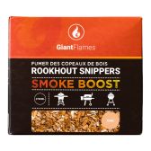 Giant Flames Rookhout snippers Eik Vooraanzicht
