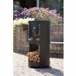 Buffalo Firepit Woodstorage