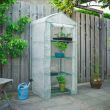 Tuinkas met 4 etages H160x69x49 cm