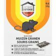 HD Muizen Granen Alfachloralose Kant-en-Klare Lokdoos 4st 'Magik Grain' Vooraanzicht