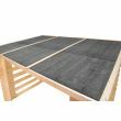 Openhaard hout berging Brandr onbehandeld vuren 19 mm incl. dakleer Dak